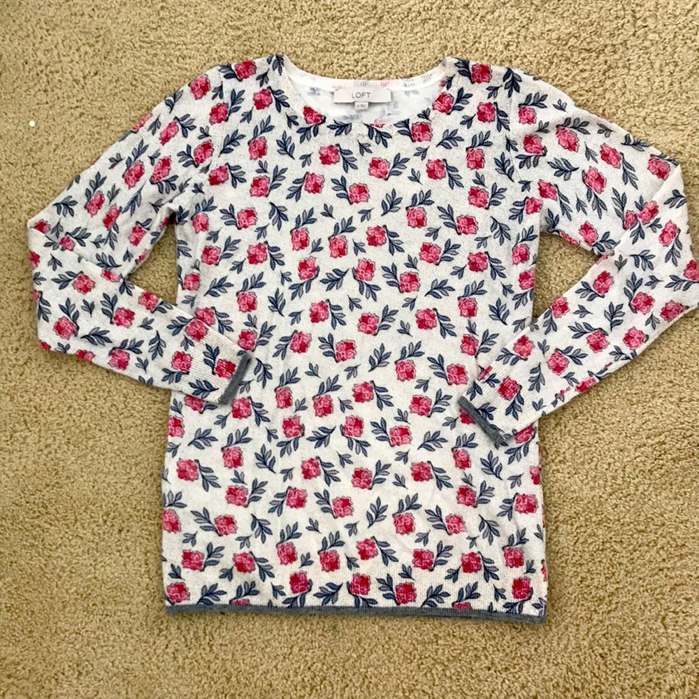 Floral LOFT sweater